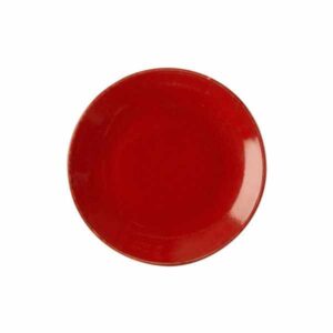 Тарелка мелкая без рима 28 см RED Porland 187628 RED 2