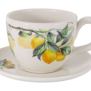 Чашка с блюдцем Лимоны Лимоны Julia Vysotskaya 58351