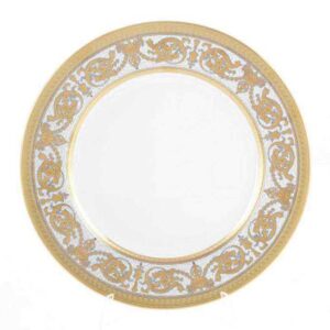 Блюдо круглое Imperial White Gold 32 см ФалкенПоцеллан 36527 2
