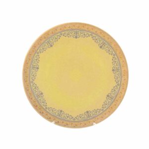 Блюдо круглое Maxim Square Lillet Yellow Gold 30 см ФалкенПоцеллан 41583 2