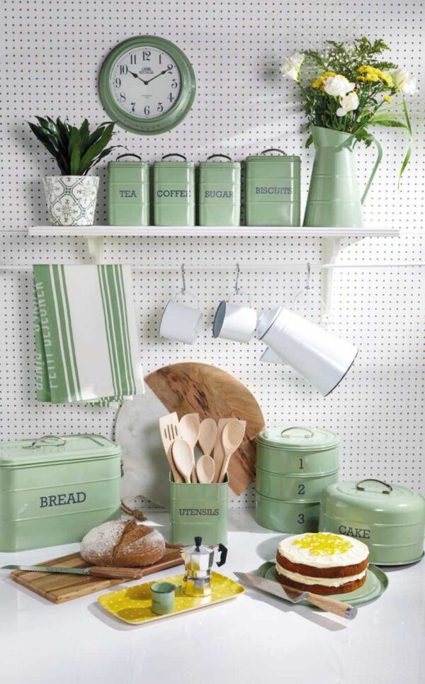 Органайзер для кухонных принадлежностей Living Nostalgia green Kitchen Craft