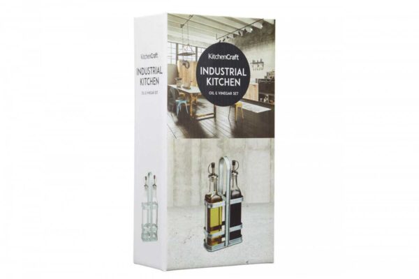 Подставка с 2 бутылками для масла и уксуса Industrial Kitchen Craft
