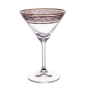 Набор бокалов для мартини Панто Идеал Платина 210мл Богемия 16500 2