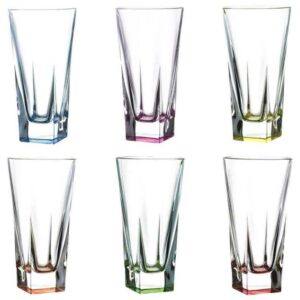 Набор стаканов для воды Fusion Цветные 380мл RCR Cristalleria Italiana 44223 2