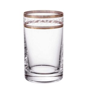 Набор стаканов для воды Золотой Лист V-D 150 мл Богемия 14011 2