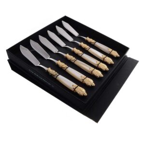 Набор столовых ножей для рыбы Versaille gold 44771 Домус 44771 2