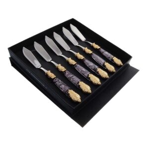 Набор столовых ножей для рыбы Versaille gold 44773 Домус 44773 2