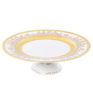 Тарелка для торта White Gold ФалкенПоцеллан 41130 2