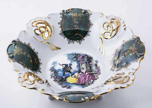 Барбарина Зеленое Барокко Royal Czech Porcelain 2