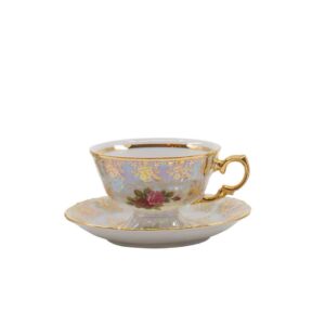 Чайный набор Перламутровая роза 6/15 FR Royal Czech Porcelain 2