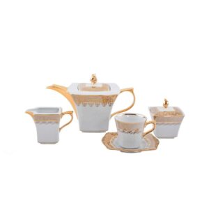 Чайный сервиз Медовая Паутинка 6/15 MS Royal Czech Porcelain 2