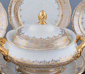 Крышка от супницы Медовый Лист AL Royal Czech Porcelain 2