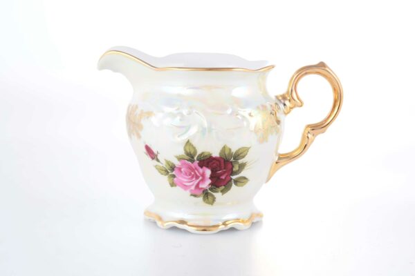 Молочник Перламутровая роза AL Royal Czech Porcelain 2