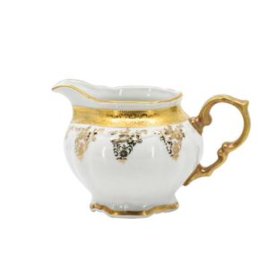 Молочник Золотой Лепт Матовый мл Royal Czech Porcelain 2