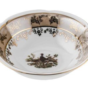 Набор салатников 13 см Царская Медовая Охота AL Royal Czech Porcelain 2