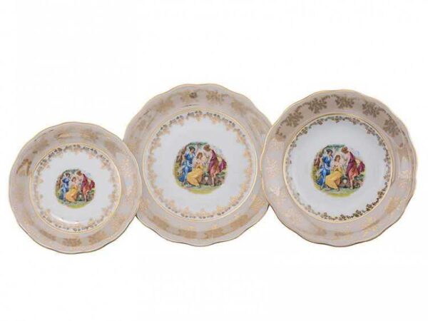 Набор тарелок Медовая Мадонна AL Royal Czech Porcelain 2
