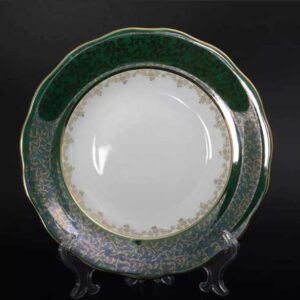 Набор тарелок Зеленая Паутинка AL Royal Czech Porcelain 2