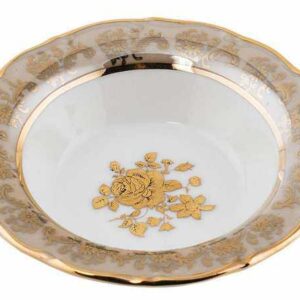 Розетка 11 см Медовая Золотая Роза Royal Czech Porcelain 2