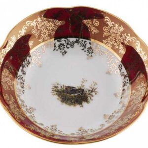 Салатник 13 см Болеро Царская Красная Охота Royal Czech Porcelain 2