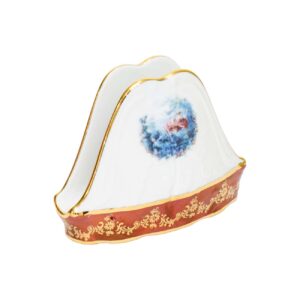 Салфетница Красное Барокко Рококо Royal Czech Porcelain 04-113-48 2