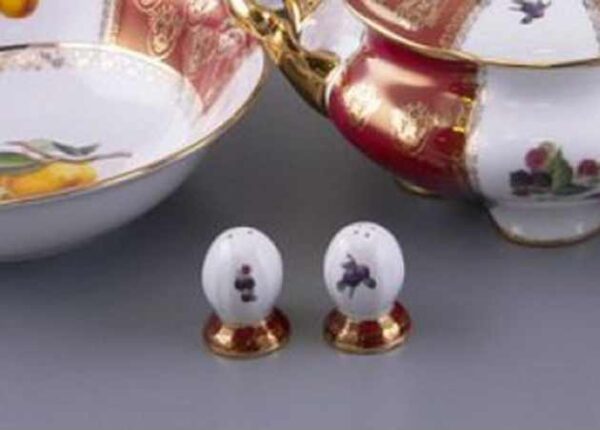 Солонка/Перечница Болеро Фрукты Красные Royal Czech Porcelain 2