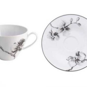 Чашка чайная Michael Aram Чёрная орхидея 7см 1