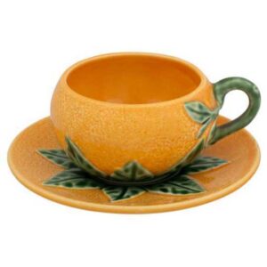 Чашка чайная с блюдцем Bordallo Pinheiro Апельсин 300мл 1