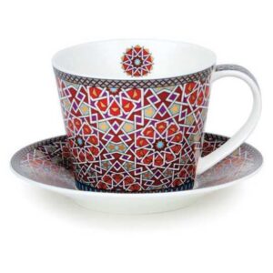 Чашка чайная с блюдцем Dunoon Айлей Захра 350мл 2