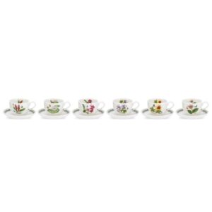 Чашка чайная с блюдцем Portmeirion Ботанический сад Экзотические цветы 200мл PRT-EG04107-1 2