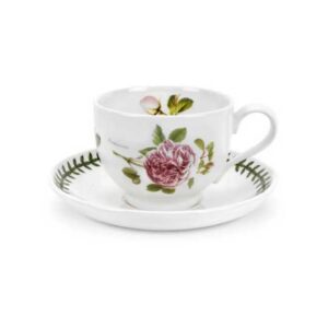Чашка чайная с блюдцем Portmeirion Ботанический сад Розы роза 200мл 1