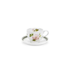 Чашка чайная с блюдцем Portmeirion Ботанический сад Розы Скаборо розовая роза 200мл 1