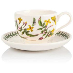 Чашка чайная с блюдцем Portmeirion Ботанический сад Жёлтый жасмин 200мл 1