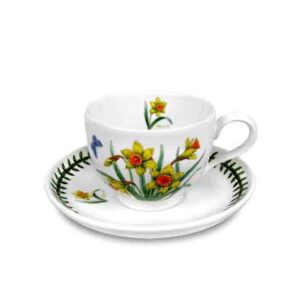 Чашка с блюдцем Portmeirion Ботанический сад Нарцисс 200мл Март PRT-BGIP04677 2