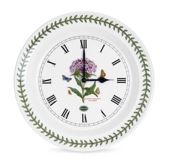 Часы настенные Portmeirion Ботанический сад Гвоздика турецкая 25см 1