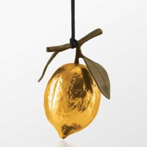 Декоративное украшение Michael Aram Золотой лимон 12,5см золотистое