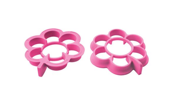 Форма для яичницы Silikomart Маргаритка 11,4см розовая 1