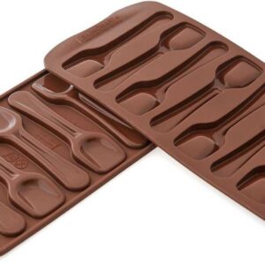 Форма для приготовления конфет Silikomart Ложечки 9,6Х2,6см шоколадная 1