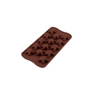 Форма для шоколадных конфет Silikomart Морская звезда 15,5х7,6см шоколадная 1