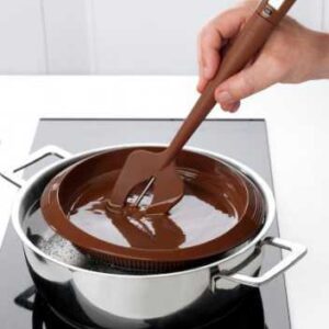 Лопатка для горячего шоколада со встроенным термометром Silikomart 1