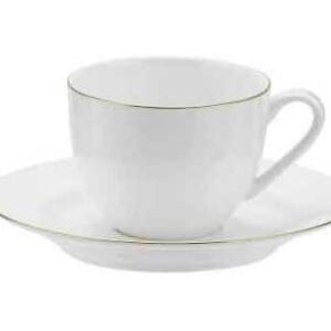 Набор чашек чайных с блюдцами Royal Worcester Интуиция Платиновый кант 220мл,костяной фарфор 4шт 1