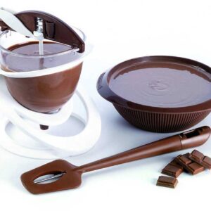 Набор для приготовления шоколада Silikomart воронка 1л миска 1,2л лопатка 1