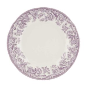 Набор из 4 обеденных тарелок 27см Деламер сельские мотивы розовых Spode 1