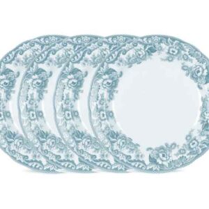Набор из 4 пирожковых тарелок 15см Деламер сельские мотивы голубых Spode SPD-DLLLS0160 2