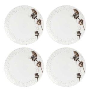 Набор из 4 тарелок обеденных Royal Worchester Забавная фауна Мышки 27см 1