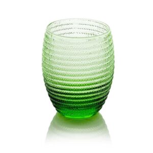 Набор стаканов для воды IVV Хеликс 320мл зелёный 6шт