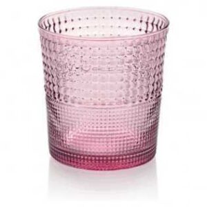 Набор стаканов для воды IVV Темп 280мл розовый 6шт