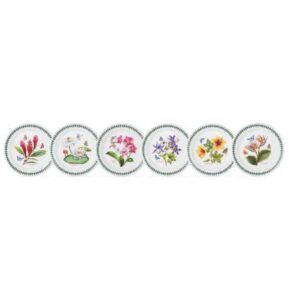 Набор тарелок для каши Portmeirion Ботанический сад Экзотические цветы  15см 6шт