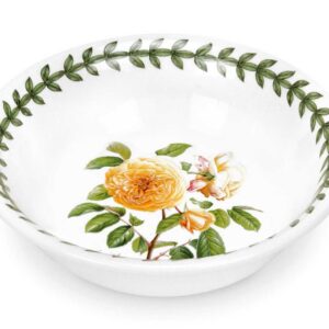 Набор тарелок для каши Portmeirion Ботанический сад Розы Джорджия жёлтая роза 15см 6шт 1