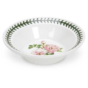 Набор тарелок для каши Portmeirion Ботанический сад Розы Скаборо розовая роза 15см 6шт 1