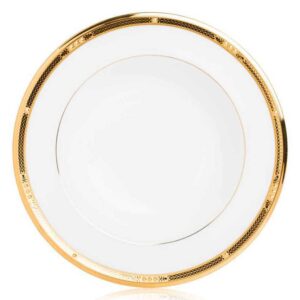 Набор тарелок суповых Noritake Чатлайн золотой кант 28см 6 шт 1